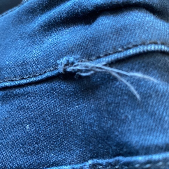 Frame Le High Skinny Raw Stagger Jeans High Rise Skinny Raw Jagged Hem Jeans 25 - Picture 7 of 9
